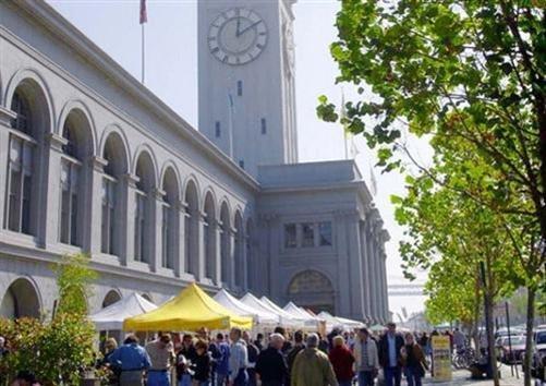The Ferry Building is home to the farmers' market on Tuesdays, Thursdays and Saturdays.