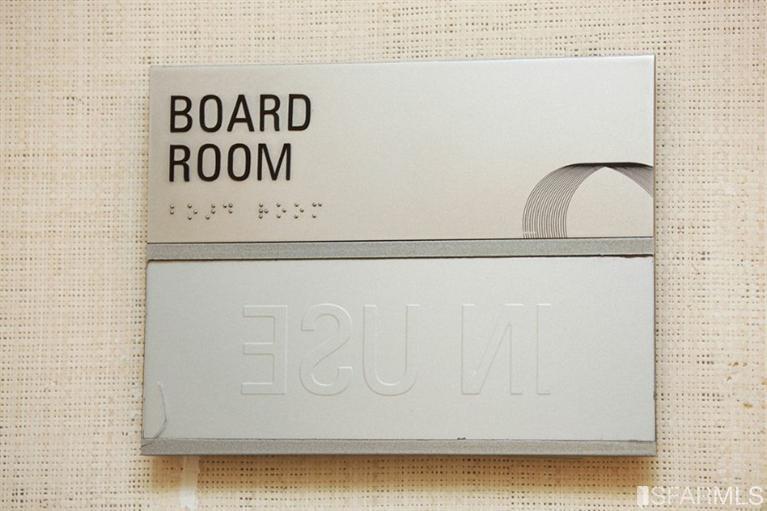 The board room...