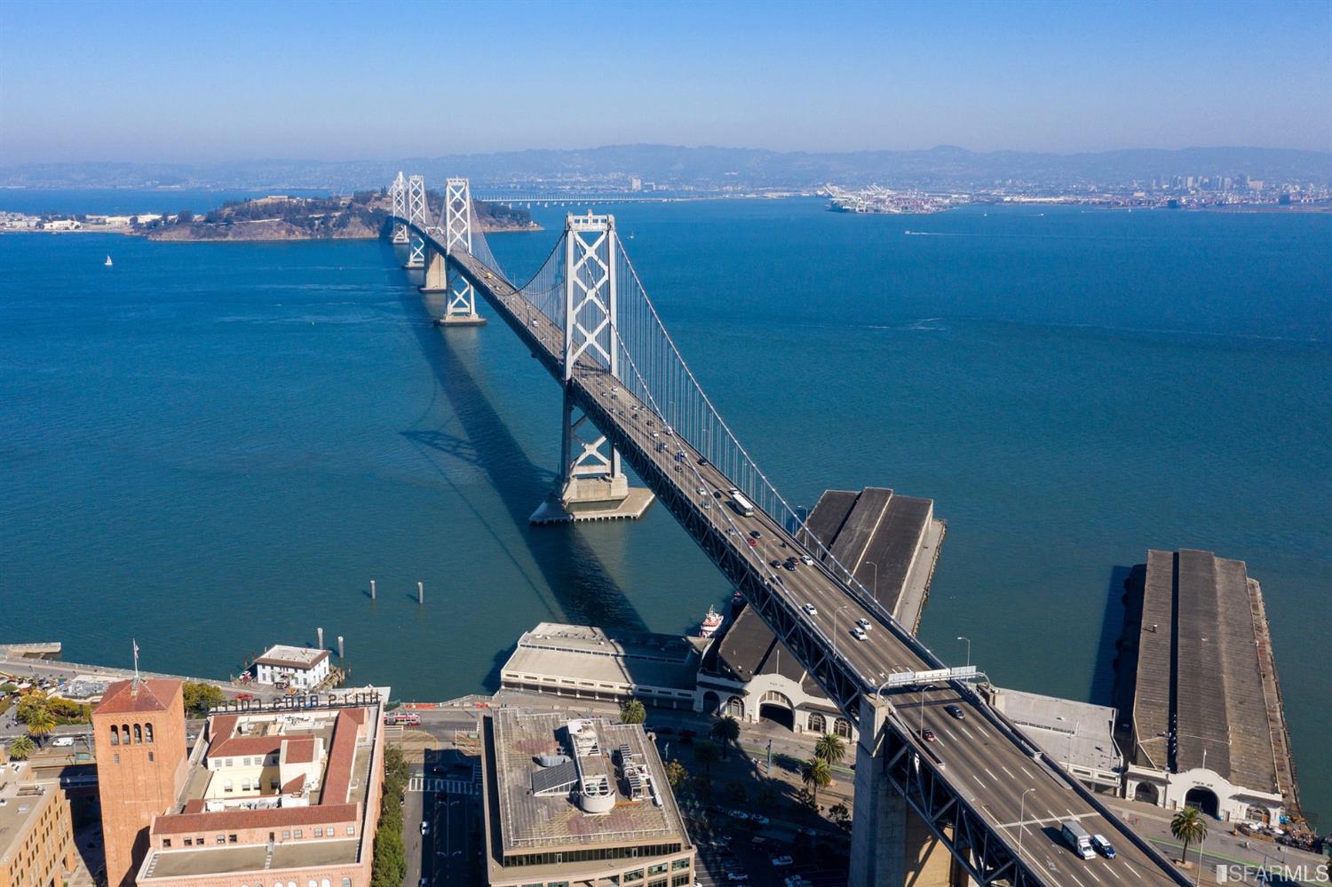 ...and the Bay Bridge.