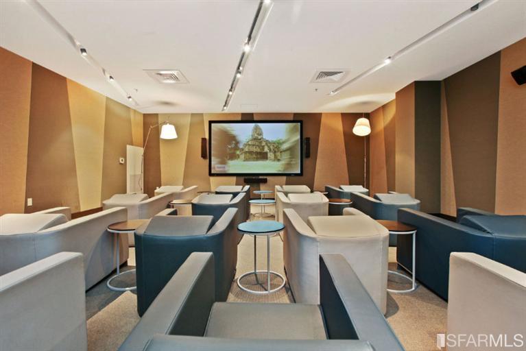 ...with lots of seating and large screen viewing.