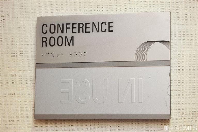 The conference room...