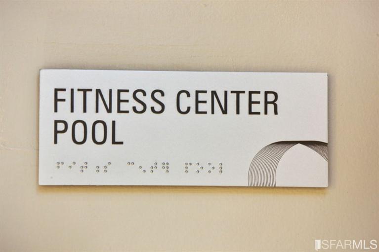The 5000 square foot fitness center...