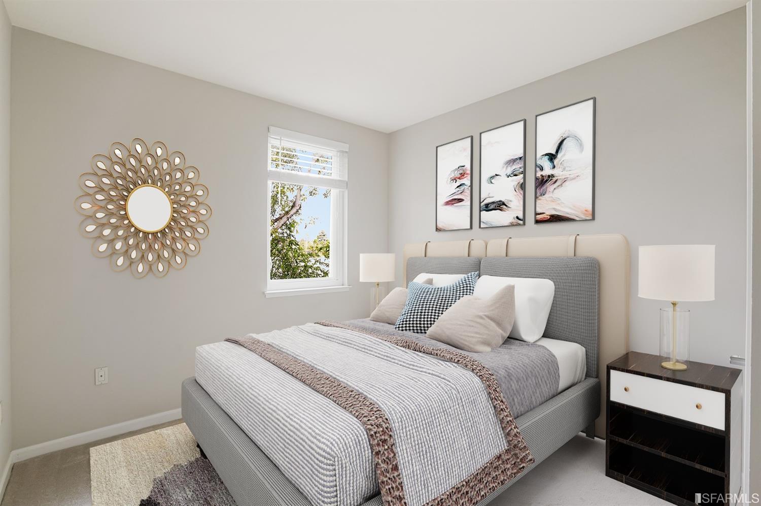 Guest Bedroom Virtual Staged