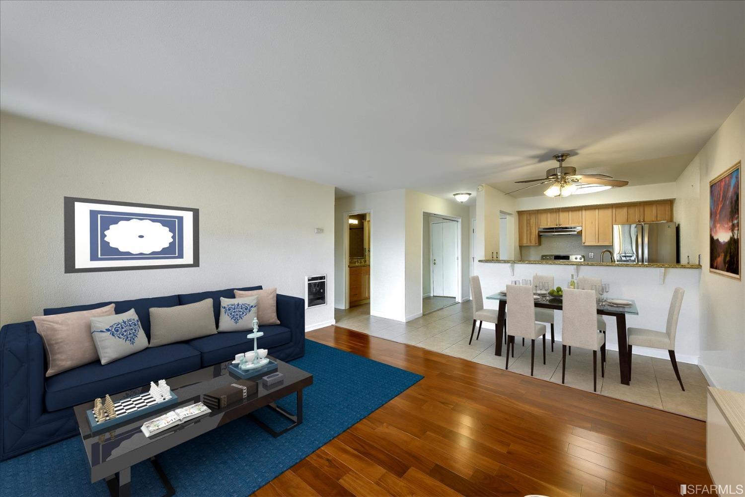 Detail Gallery Image 1 of 1 For 466 Crescent St #310,  Oakland,  CA 94610 - 1 Beds | 1 Baths