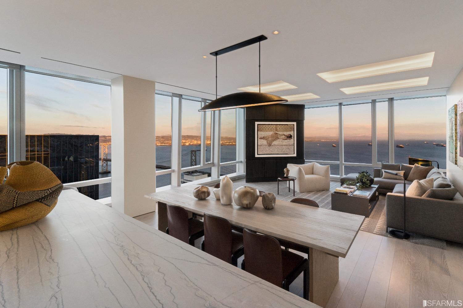 Introducing Residence 62B, the final 3-bedroom, 3-Bath B floor plan at 181 Fremont. This 2,263 square foot home is located over 580 feet in the sky featuring sweeping views of the city, Bay Bridge, and Salesforce Park. Priced at $6,880,000, this home includes two (2) parking spaces and is meticulously appointed with the finest features and finishes hand-selected from around the globe including French oak hardwood floors, an open kitchen with Miele and Sub-Zero appliances and a spa-like primary bath wrapped in Arabescato Corchia marble.    Beyond exceptional privacy and unrivaled views, 181 Fremont boasts 5-star services, a world-class art program, private full-floor Residents' Club with a 360-degree open-air terrace, fireside gathering area, multiple lounges, state-of the art fitness center with yoga studio and more. Plus 181 Fremont is the ONLY residential building with direct access to Salesforce Park, providing a 5.4-acre park literally at your doorstep.