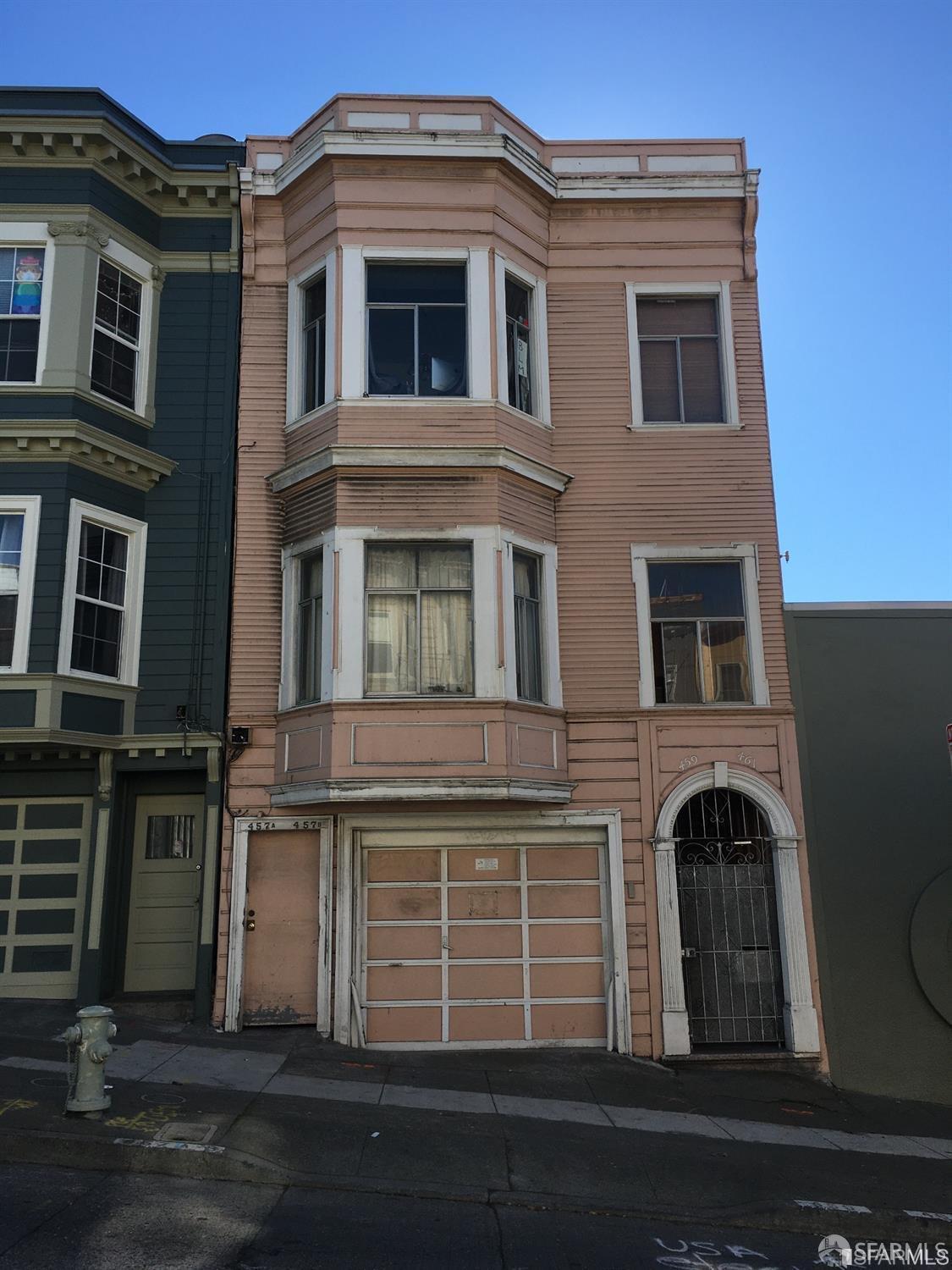 Amazing North Beach location!  This 4-units needs TLC.  A bonus room and a full bath(not warranted)in the garage.  Great potential and upside on rent.  Close to Chinatown, shops, restaurants,Financial District and public transportation.  Inspection report and termite report on file.
