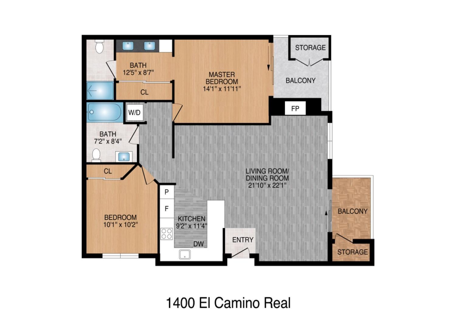 Detail Gallery Image 50 of 50 For 1400 El Camino Real Blvd #223,  South San Francisco,  CA 94080 - 2 Beds | 2 Baths