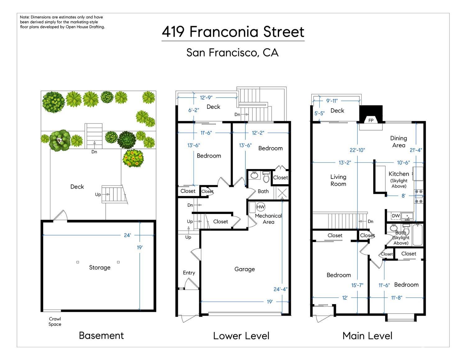 Detail Gallery Image 59 of 99 For 419 Franconia St, San Francisco,  CA 94110 - 4 Beds | 2 Baths