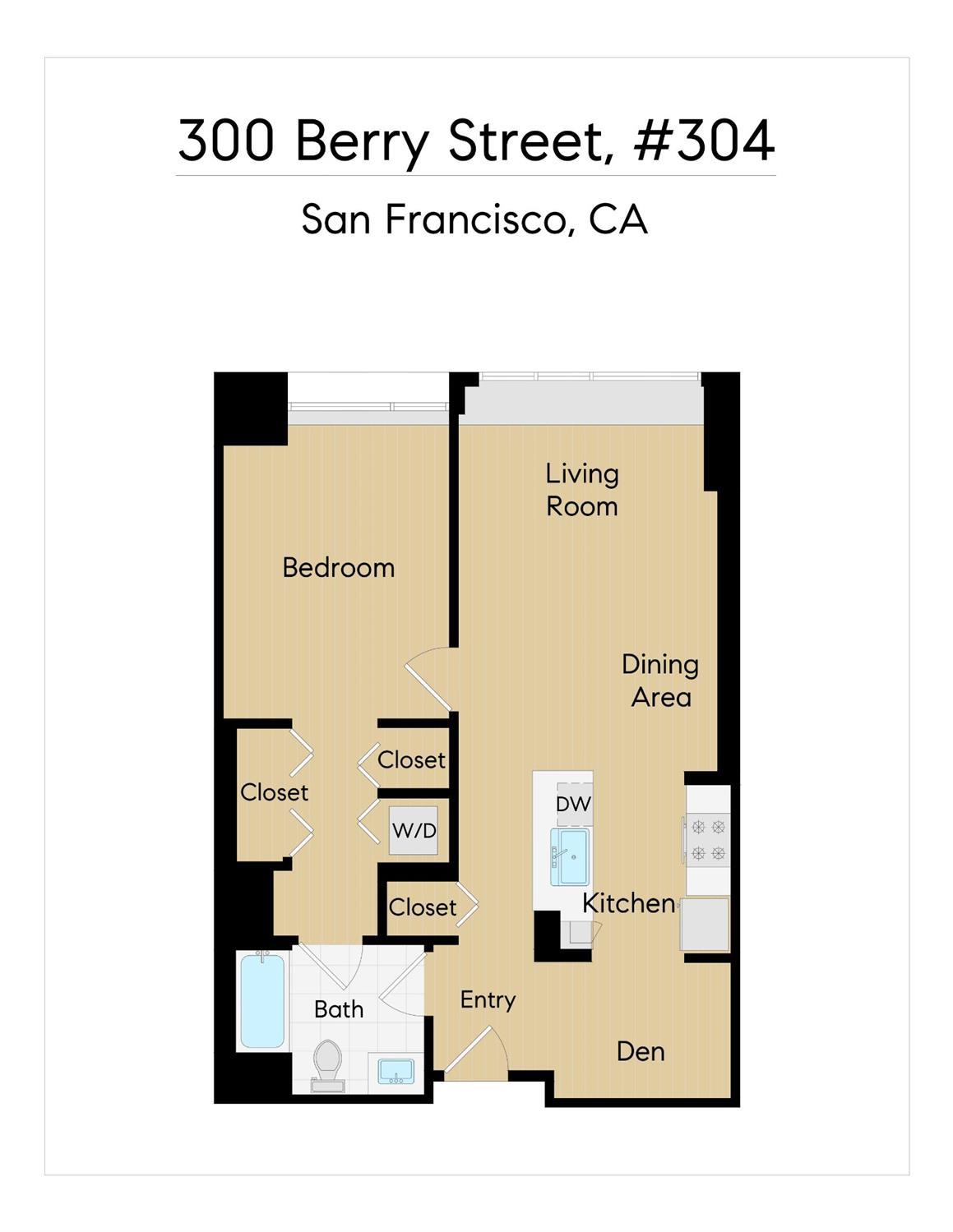 Detail Gallery Image 15 of 38 For 300 Berry St #304,  San Francisco,  CA 94158 - 1 Beds | 1 Baths