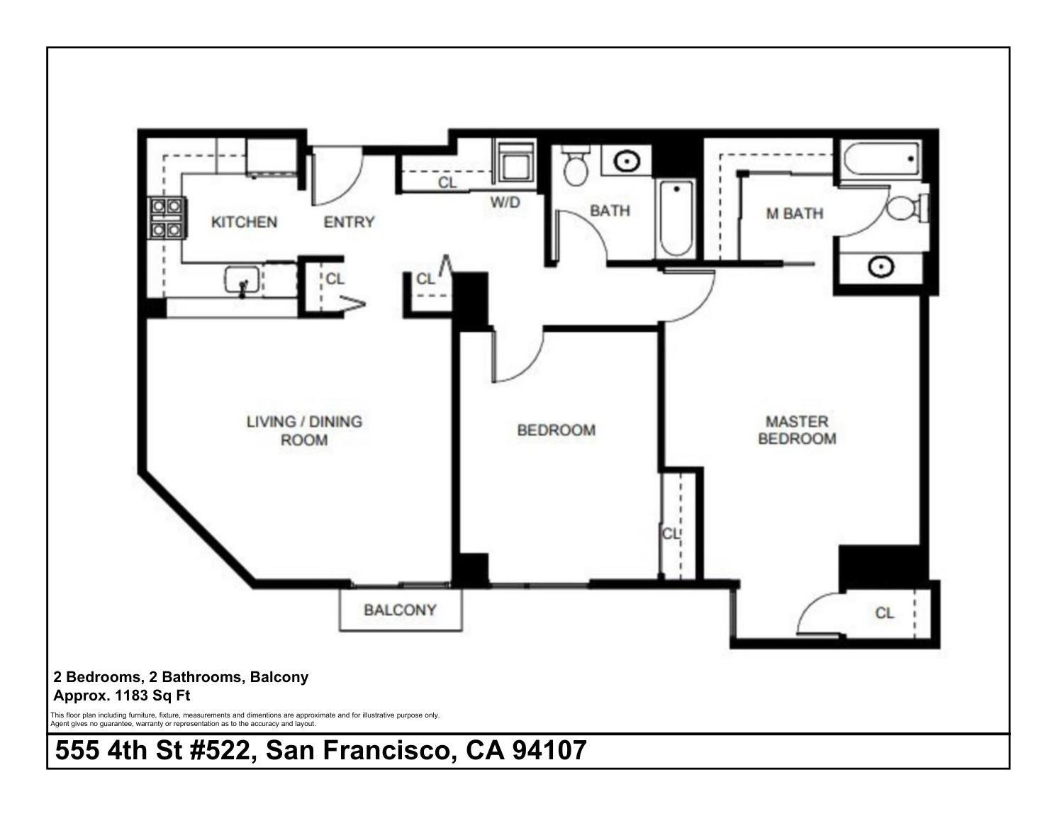 Detail Gallery Image 31 of 76 For 555 4th St #522,  San Francisco,  CA 94107 - 2 Beds | 2 Baths