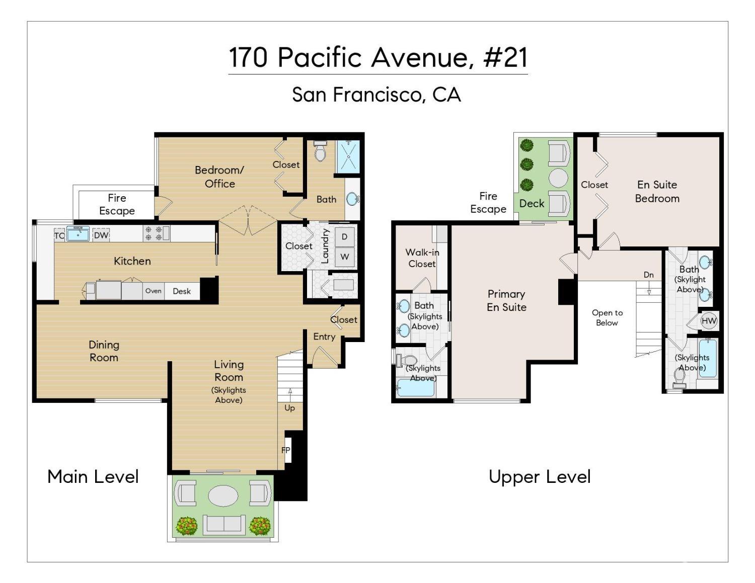 Detail Gallery Image 50 of 50 For 170 Pacific Ave #21,  San Francisco,  CA 94111 - 3 Beds | 3 Baths