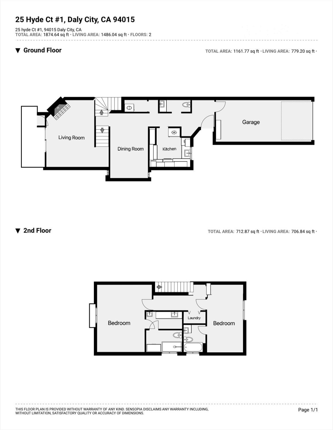 Detail Gallery Image 29 of 46 For 25 Hyde Ct #1,  Daly City,  CA 94015 - 2 Beds | 2/1 Baths