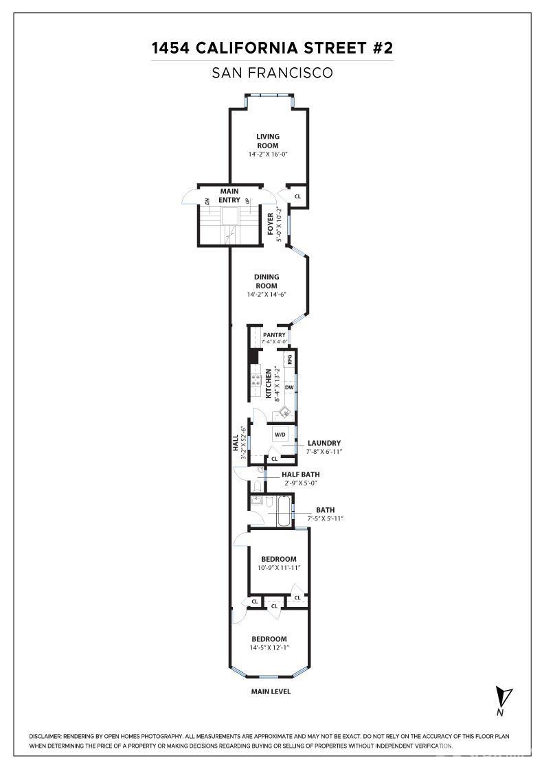 Detail Gallery Image 36 of 36 For 1454 California St #2,  San Francisco,  CA 94109 - 2 Beds | 1/1 Baths