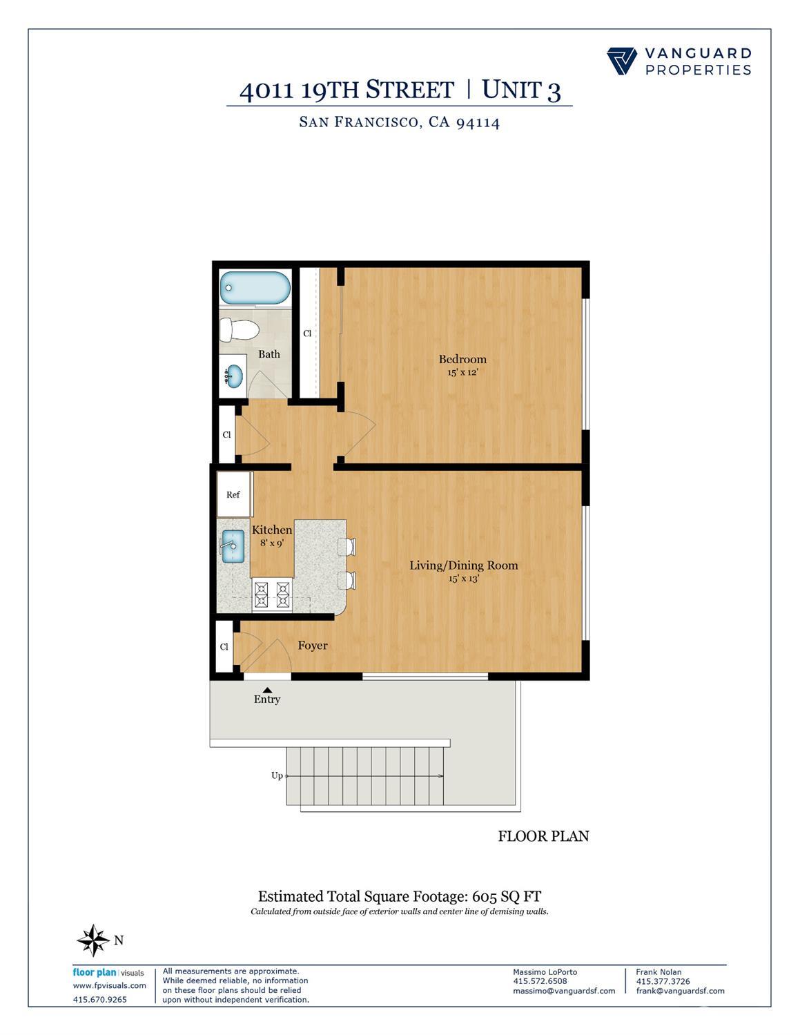 Detail Gallery Image 18 of 18 For 4011 19th St #3,  San Francisco,  CA 94114 - 1 Beds | 1 Baths