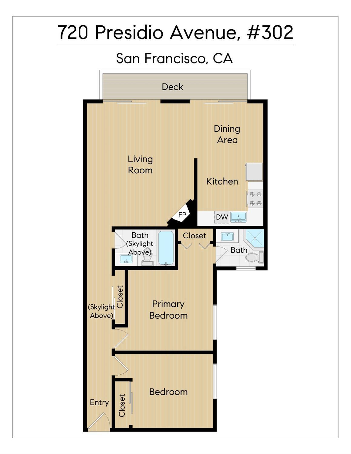 Detail Gallery Image 37 of 37 For 720 Presidio Ave #302,  San Francisco,  CA 94115 - 2 Beds | 2 Baths