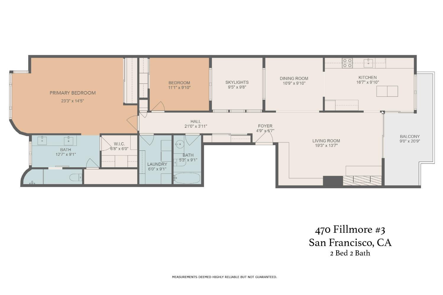 Detail Gallery Image 42 of 42 For 470 Fillmore St #3,  San Francisco,  CA 94117 - 2 Beds | 2 Baths