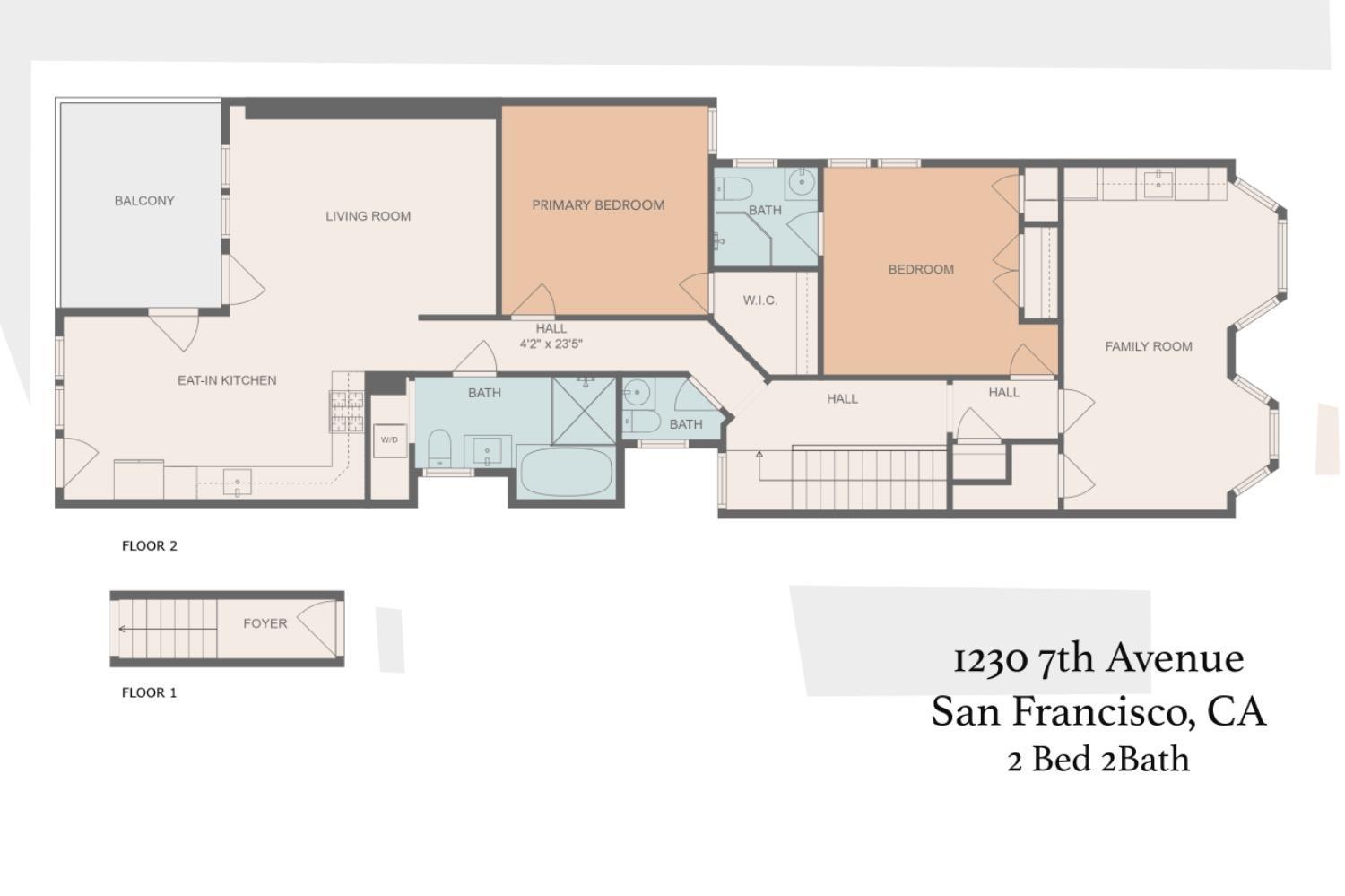 Detail Gallery Image 57 of 72 For 1230 7th Ave, San Francisco,  CA 94122 - 2 Beds | 2/1 Baths