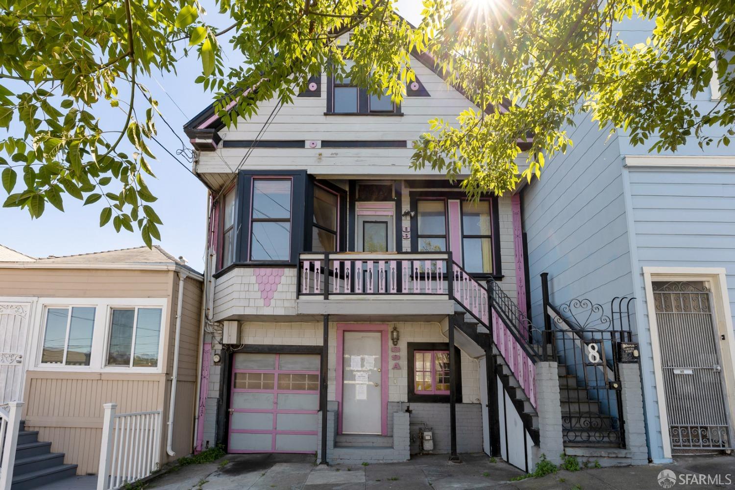 This charming Victorian home showcases intricate siding and original architectural details, elegantly situated on a quiet street that offers skyline views of Downtown San Francisco. The two-level main house features impressive 10-foot ceilings, including a beautifully gabled ceiling on the top floor. On the street level, you'll find a versatile in-law studio unit with a separate entrance, complete with a full bathroom and kitchenette. This space is perfect for accommodating guests, extended family, or even generating rental income. While the home is a fixer-upper, it presents incredible potential for those eager to personalize and modernize their own space. Conveniently located just a few blocks from the vibrant shopping and dining options along Mission Street and Silver Avenue, it makes enjoying local amenities easy. Access to the 280 and 101 freeways, as well as public transportation, including the nearby Glen Park BART station, adds to its practicality and appeal. This property truly offers an exciting opportunity to create your dream home in a highly desirable neighborhood. Don't miss out!