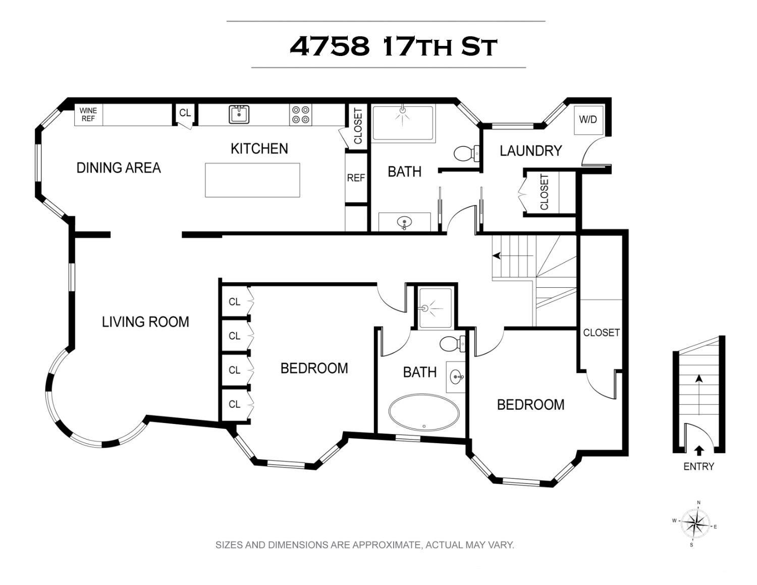 Detail Gallery Image 36 of 36 For 4758 17th St, San Francisco,  CA 94117 - 2 Beds | 2 Baths