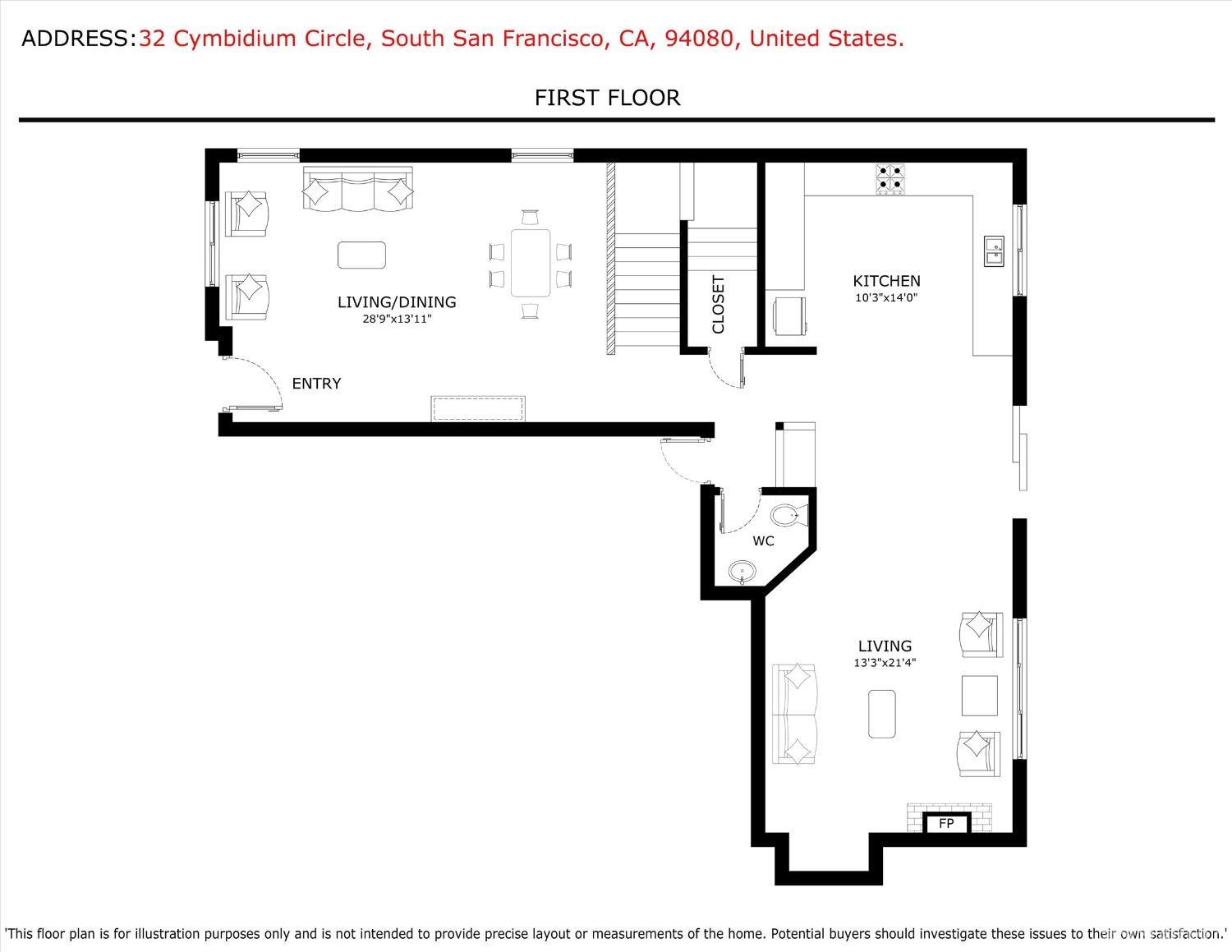 Detail Gallery Image 40 of 42 For 32 Cymbidium Cir, South San Francisco,  CA 94080 - 4 Beds | 2/1 Baths