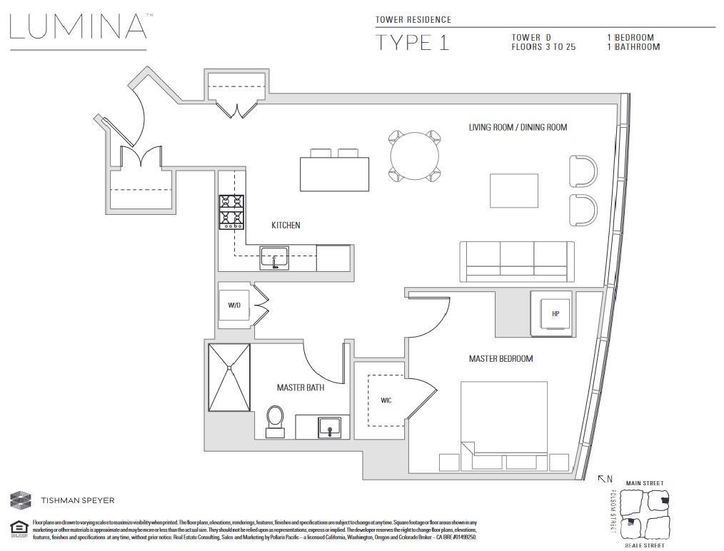 Detail Gallery Image 19 of 30 For 201 Folsom St 23d,  San Francisco,  CA 94105 - 1 Beds | 1 Baths