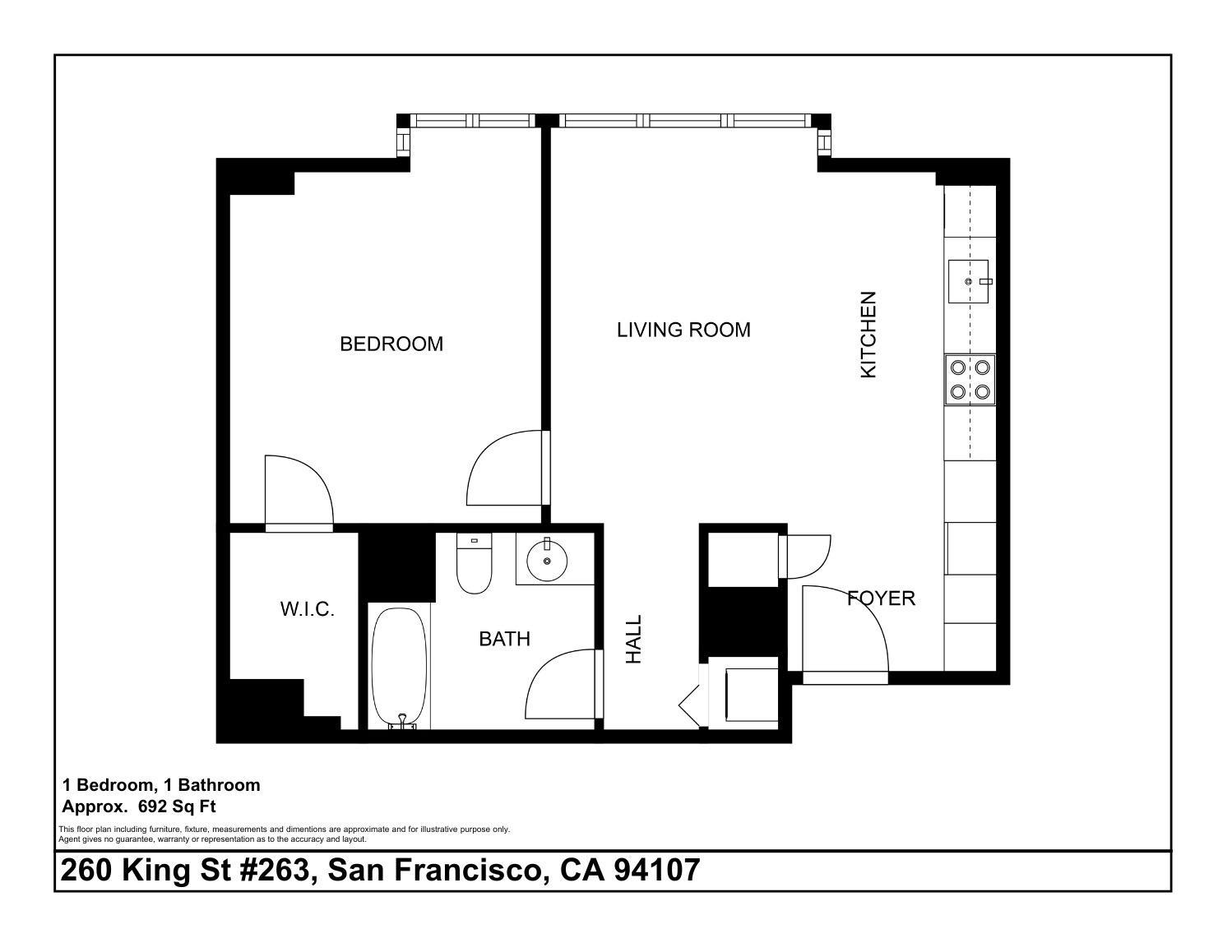 Detail Gallery Image 21 of 63 For 260 King St #263,  San Francisco,  CA 94107 - 1 Beds | 1 Baths