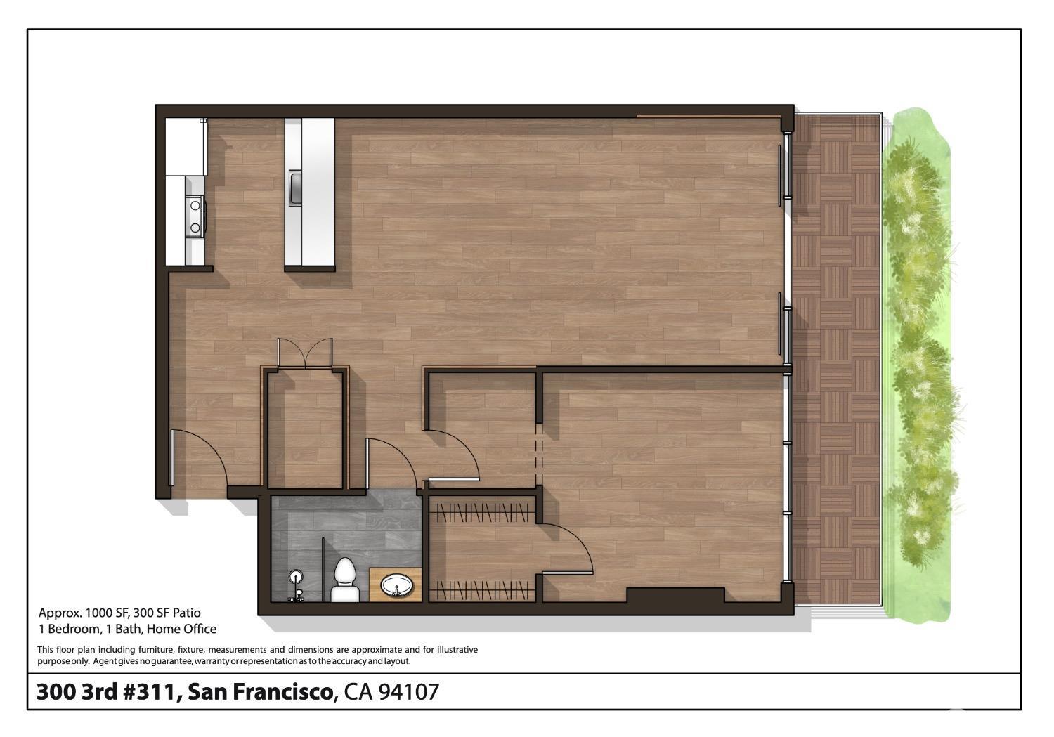Detail Gallery Image 26 of 52 For 300 3rd St #311,  San Francisco,  CA 94107 - 1 Beds | 1 Baths
