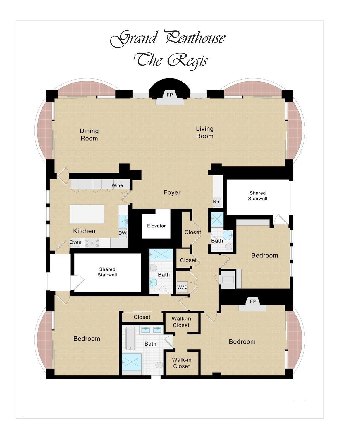 Detail Gallery Image 35 of 35 For 1220 Jones St #601,  San Francisco,  CA 94109 - 3 Beds | 3 Baths