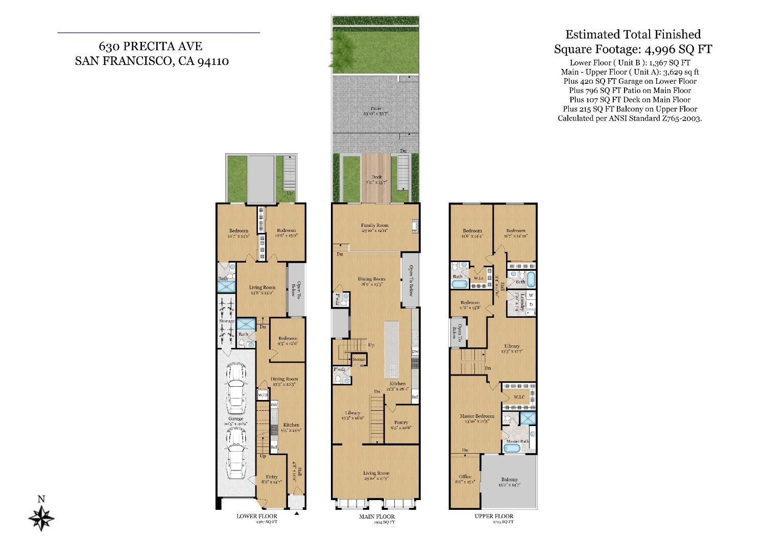Detail Gallery Image 53 of 53 For 630 Precita Ave, San Francisco,  CA 94110 - 7 Beds | 5/2 Baths