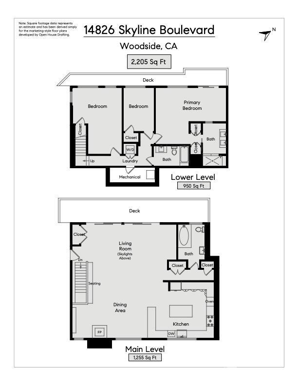 Detail Gallery Image 38 of 38 For 14826 Skyline Blvd #1,  Woodside,  CA 94062 - 3 Beds | 3 Baths