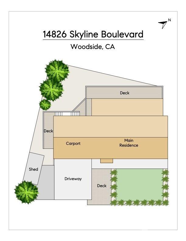 Detail Gallery Image 37 of 38 For 14826 Skyline Blvd #1,  Woodside,  CA 94062 - 3 Beds | 3 Baths