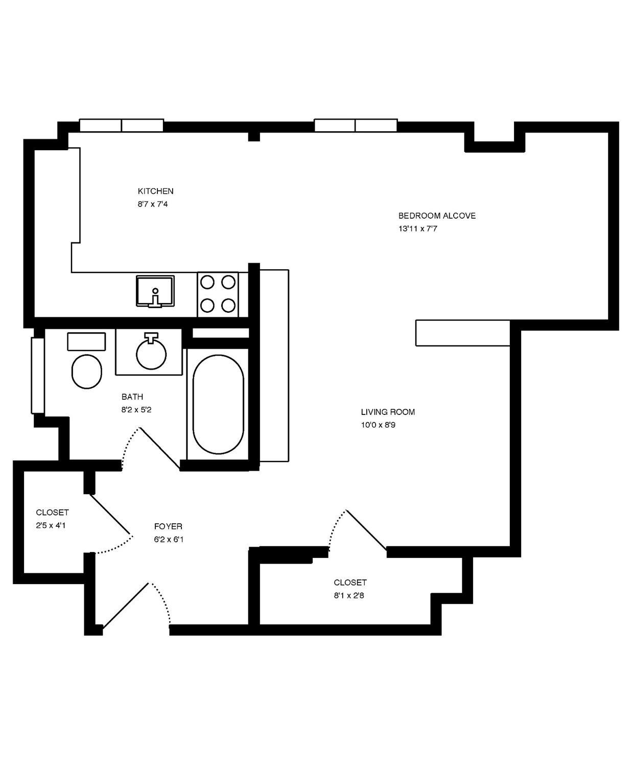 Detail Gallery Image 11 of 17 For 1250 Jones St #102,  San Francisco,  CA 94109 - 0 Beds | 1 Baths