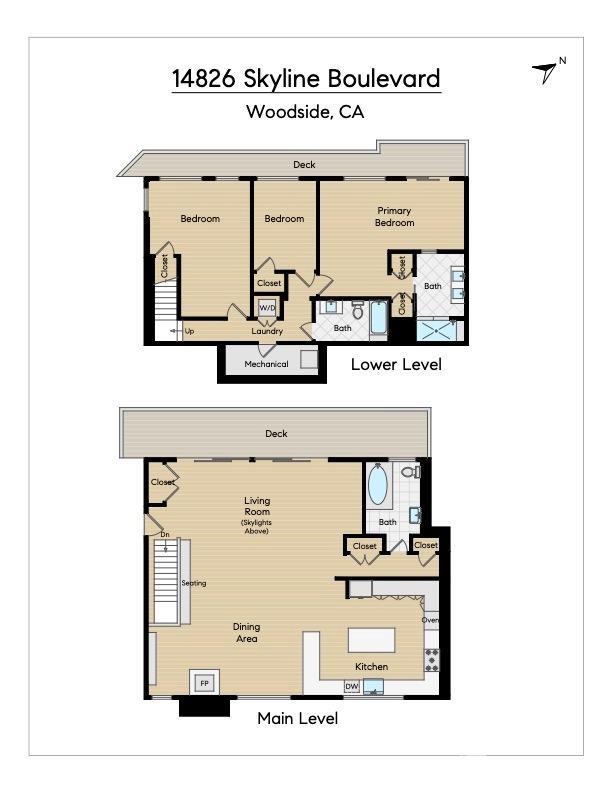 Detail Gallery Image 35 of 38 For 14826 Skyline Blvd #1,  Woodside,  CA 94062 - 3 Beds | 3 Baths