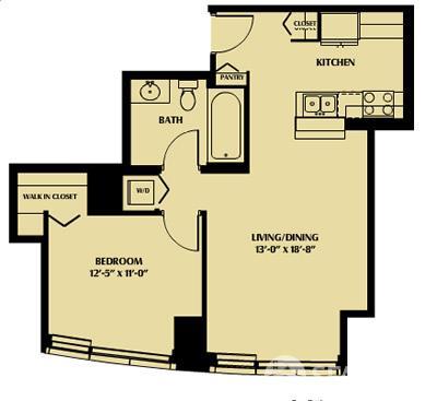 Detail Gallery Image 1 of 14 For 425 1st St #2205,  San Francisco,  CA 94105 - 1 Beds | 1 Baths
