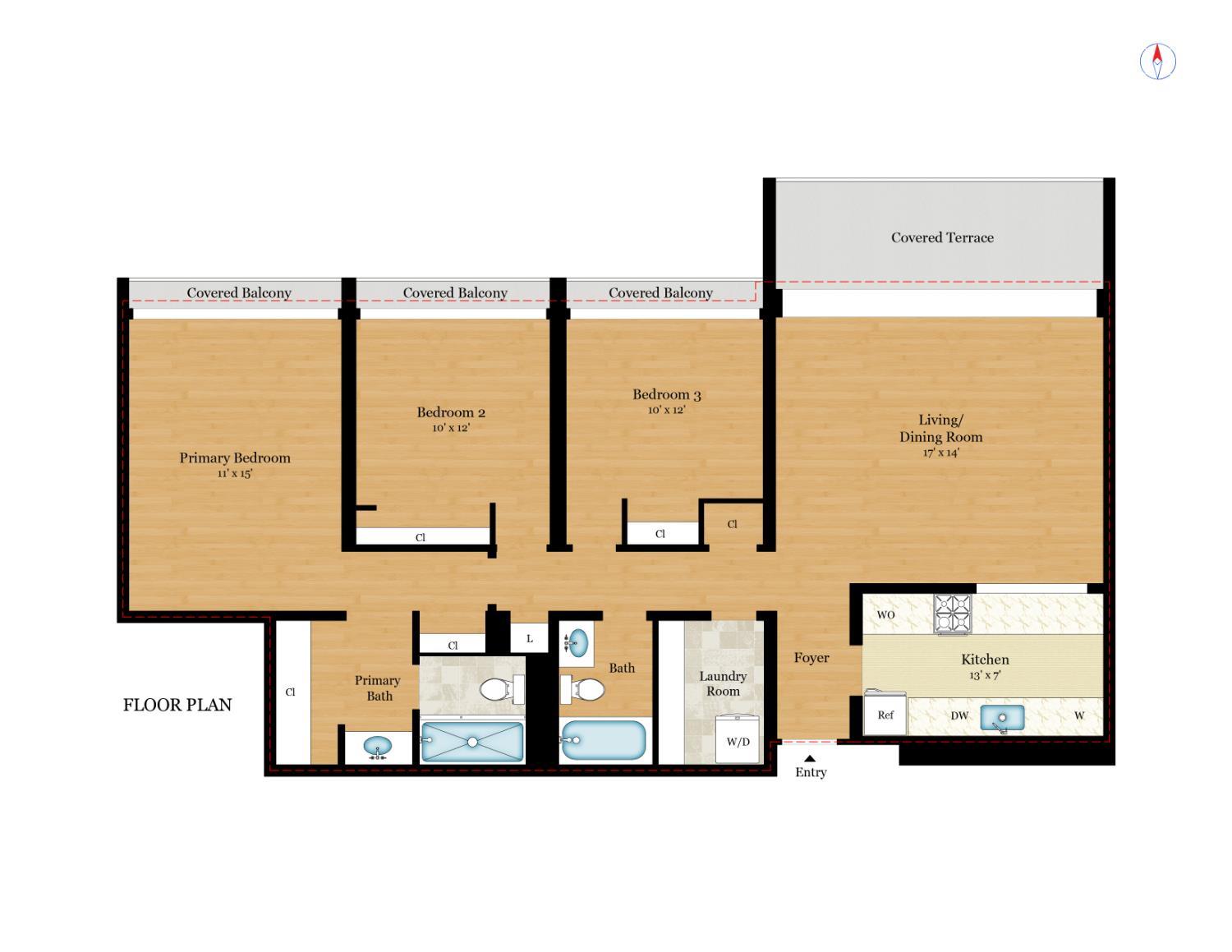Detail Gallery Image 33 of 48 For 66 Cleary Ct #706,  San Francisco,  CA 94109 - 3 Beds | 2 Baths