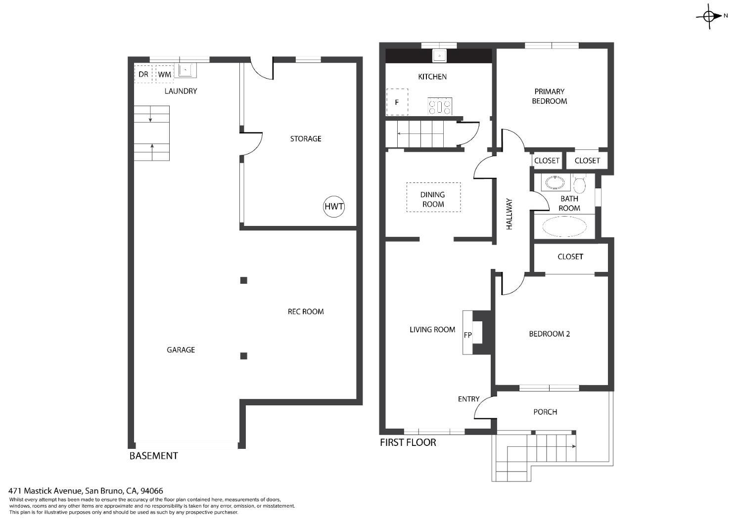 Detail Gallery Image 24 of 24 For 471 Mastick Ave, San Bruno,  CA 94066 - 2 Beds | 1 Baths