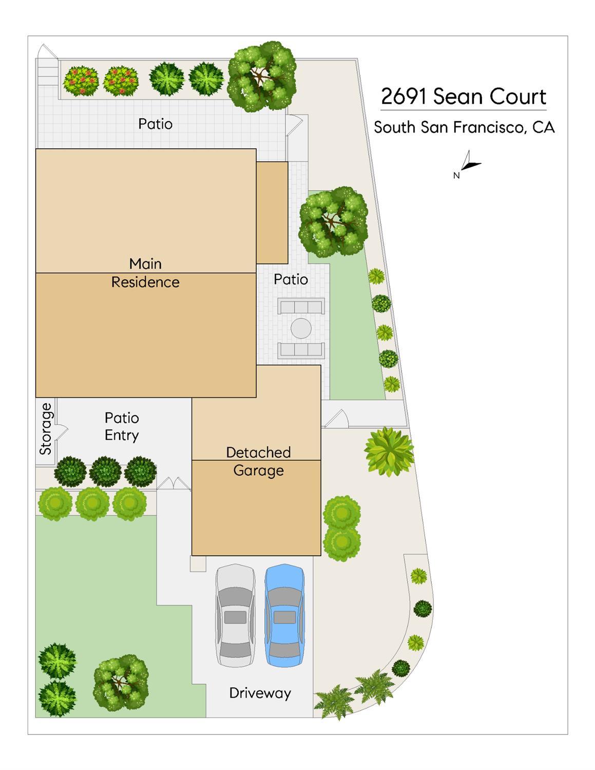 Detail Gallery Image 74 of 76 For 2691 Sean Ct, South San Francisco,  CA 94080 - 4 Beds | 2/1 Baths