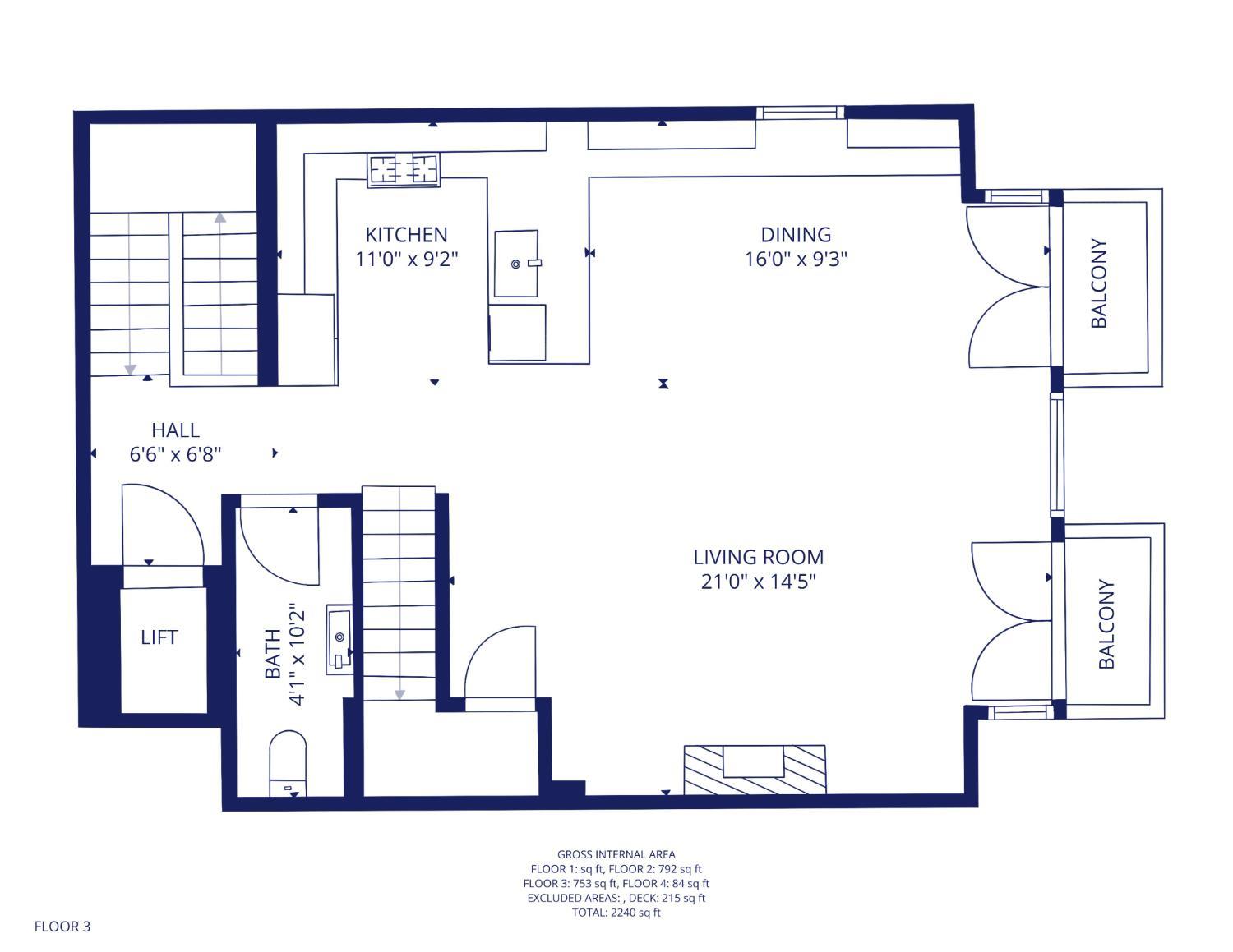 Detail Gallery Image 32 of 33 For 989 Sutter St #2,  San Francisco,  CA 94109 - 4 Beds | 3/1 Baths