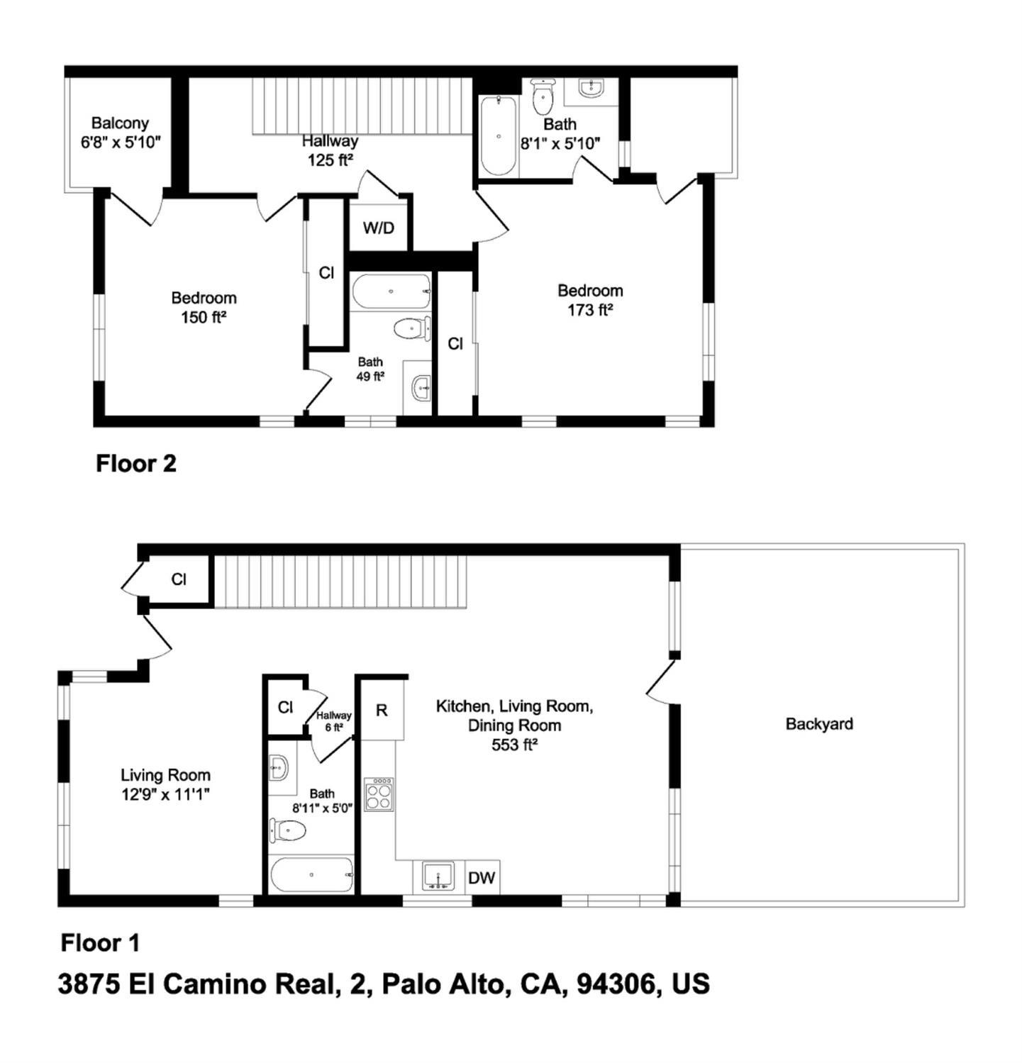 Detail Gallery Image 3 of 60 For 3875 El Camino Real #2,  Palo Alto,  CA 94306 - 2 Beds | 3 Baths