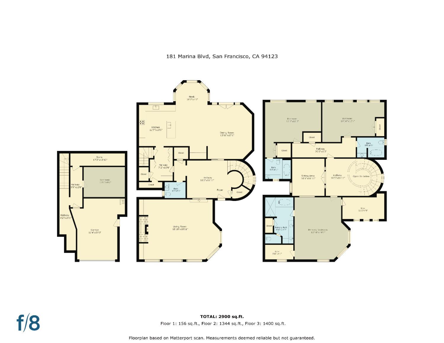 Detail Gallery Image 34 of 64 For 181 Marina Blvd, San Francisco,  CA 94123 - 3 Beds | 3/1 Baths