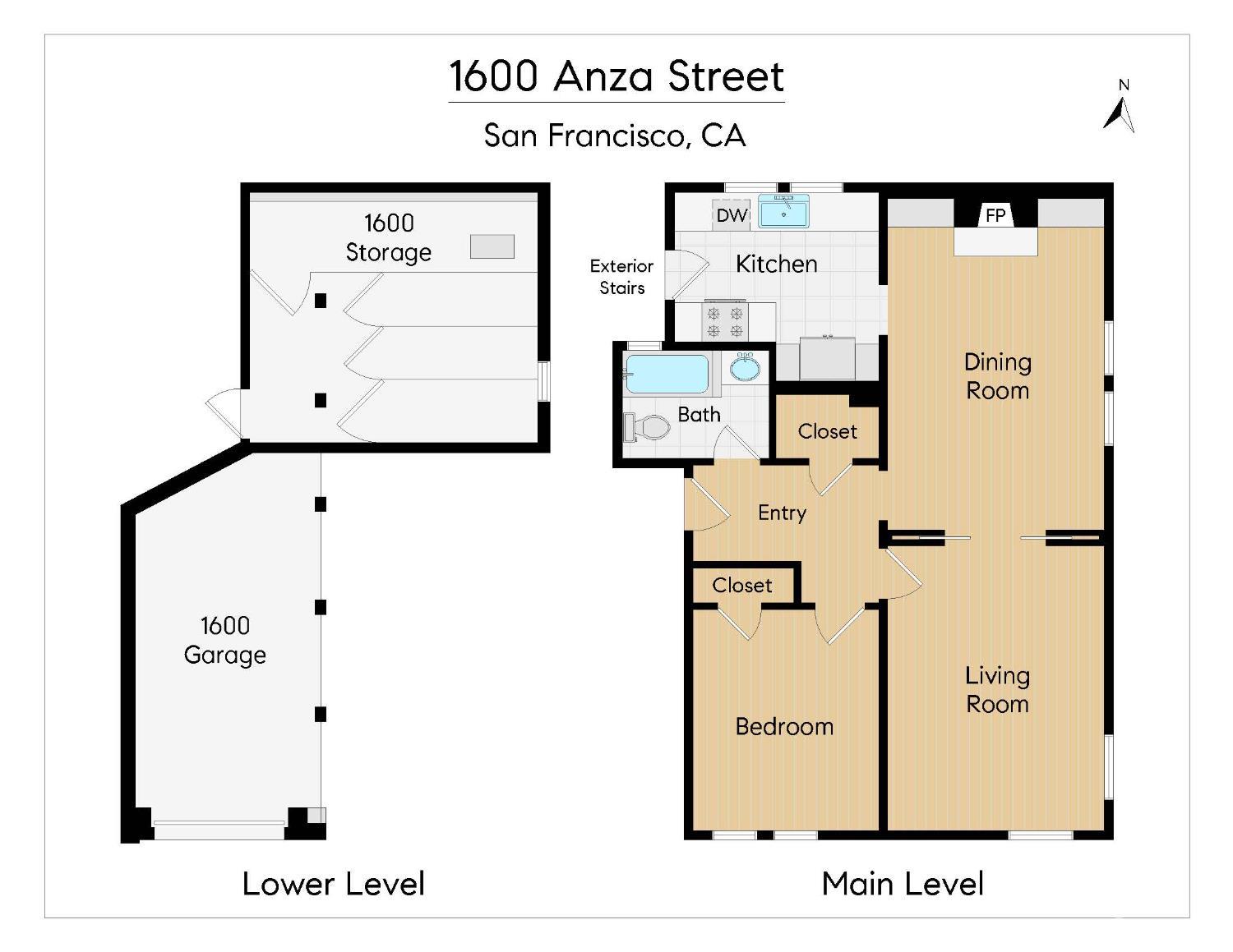 Detail Gallery Image 11 of 11 For 1600 Anza St, San Francisco,  CA 94118 - 1 Beds | 1 Baths
