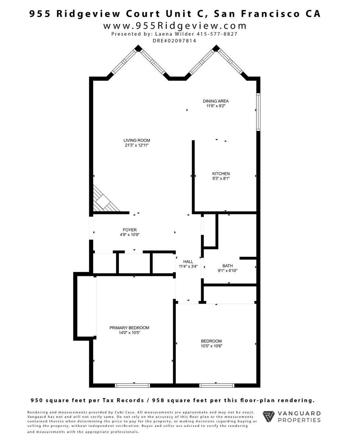Detail Gallery Image 22 of 22 For 955 Ridgeview Ct #C,  South San Francisco,  CA 94080 - 2 Beds | 1 Baths