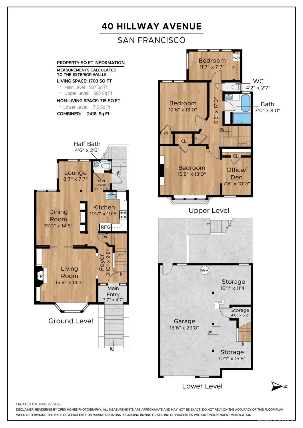 Detail Gallery Image 37 of 38 For 40 Hillway Ave, San Francisco,  CA 94117 - 3 Beds | 1/1 Baths
