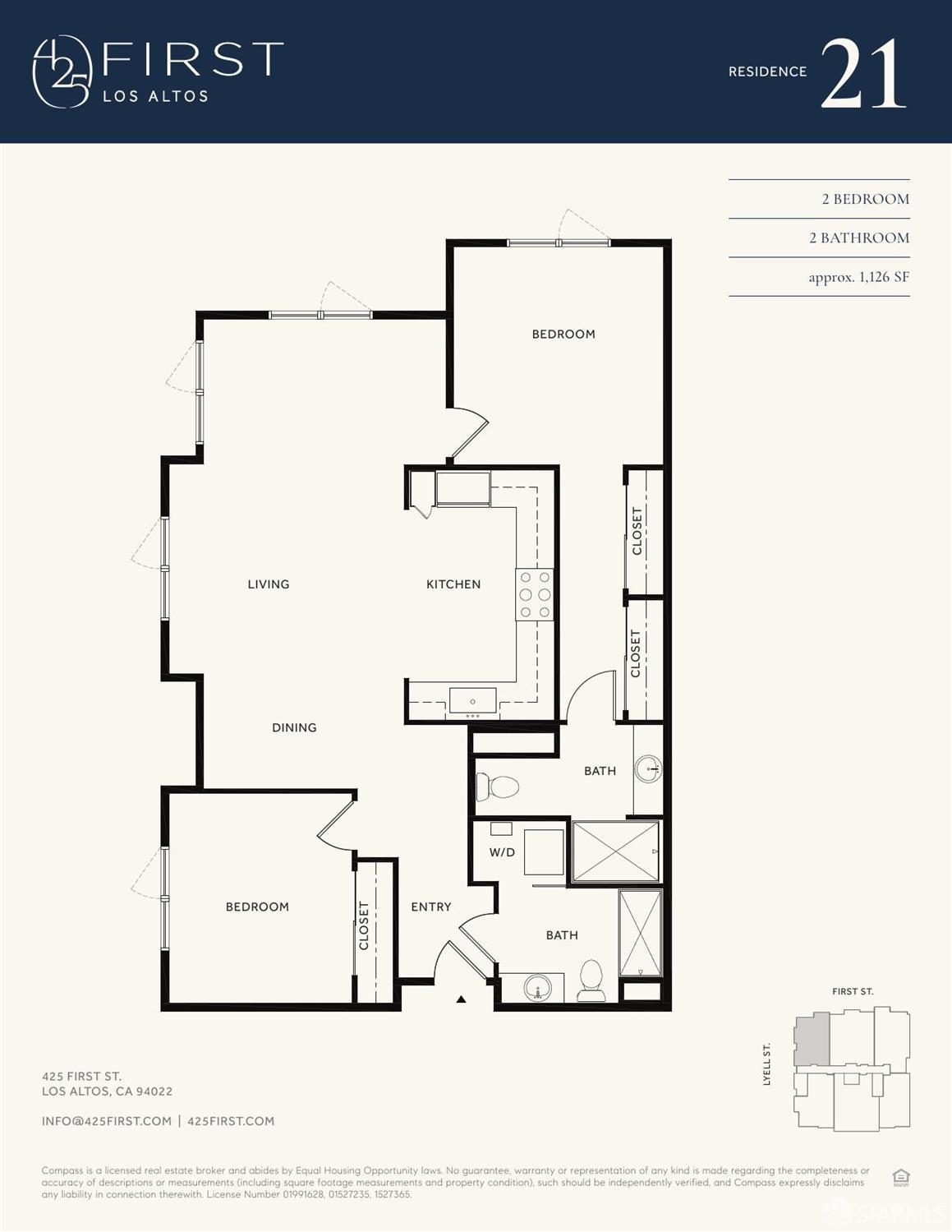 Detail Gallery Image 32 of 41 For 425 First St #21,  Los Altos,  CA 94022 - 2 Beds | 2 Baths