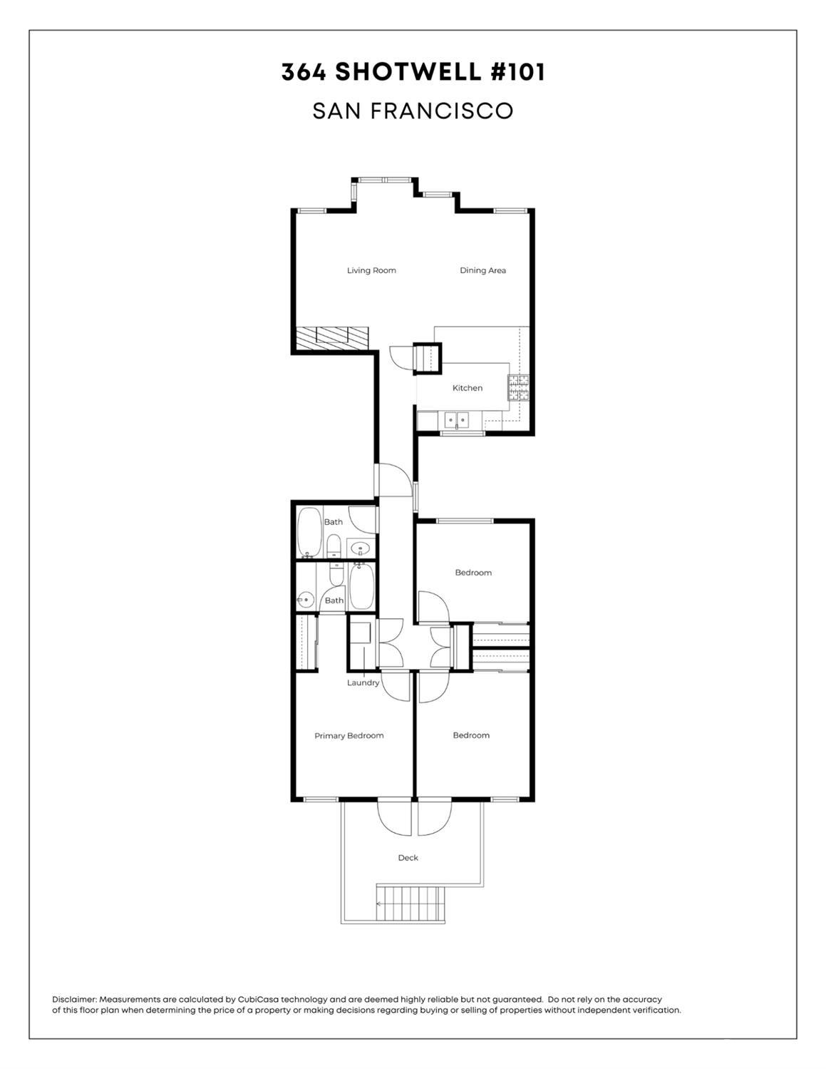 Detail Gallery Image 52 of 52 For 364 Shotwell St #101,  San Francisco,  CA 94110 - 3 Beds | 2 Baths