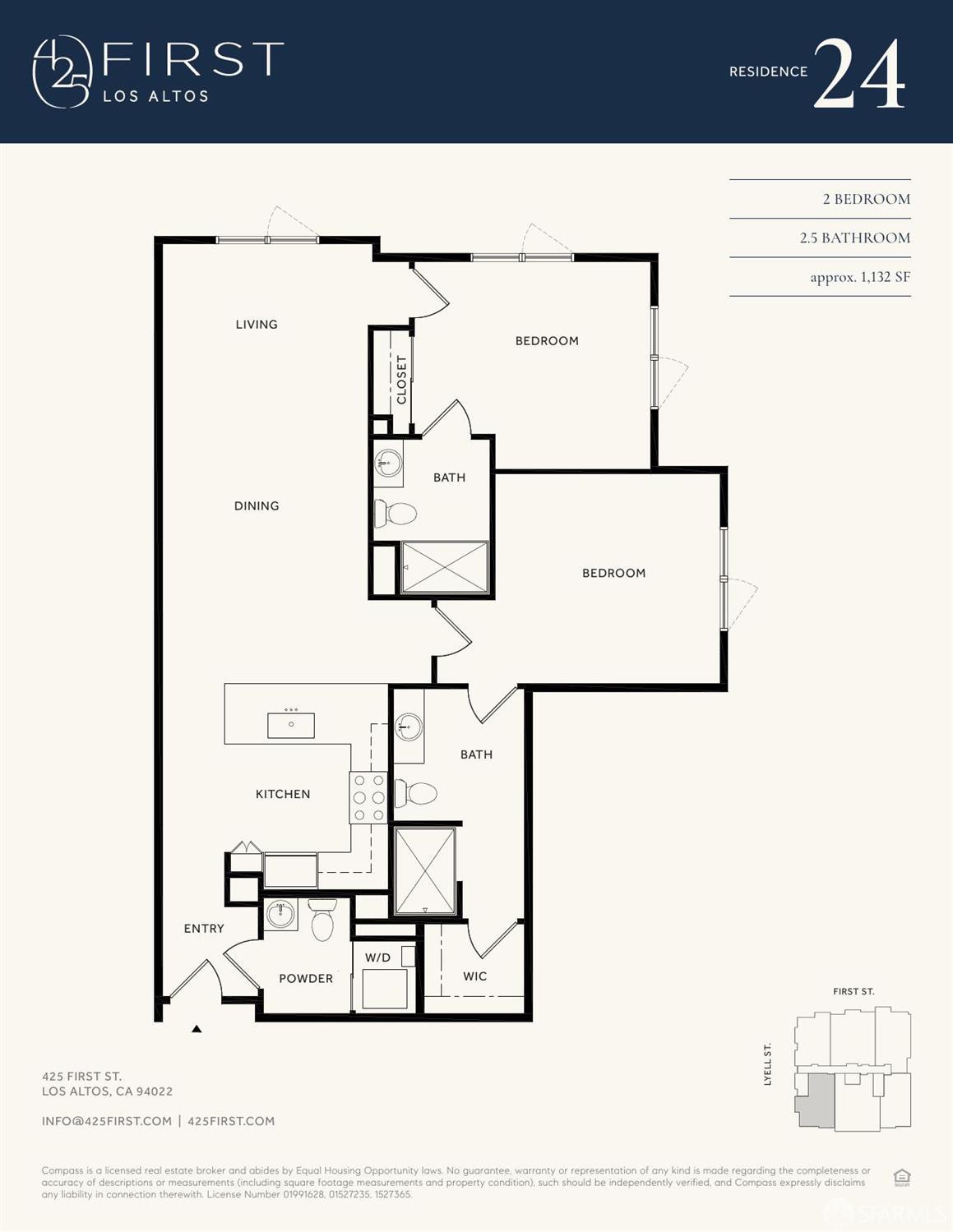 Detail Gallery Image 30 of 43 For 425 First St #24,  Los Altos,  CA 94022 - 2 Beds | 2/1 Baths