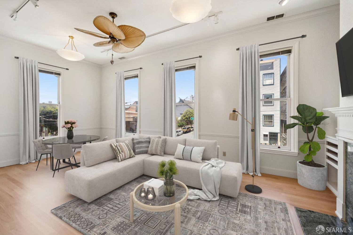 Detail Gallery Image 9 of 39 For 1695 Sutter St, San Francisco,  CA 94109 - 3 Beds | 2 Baths