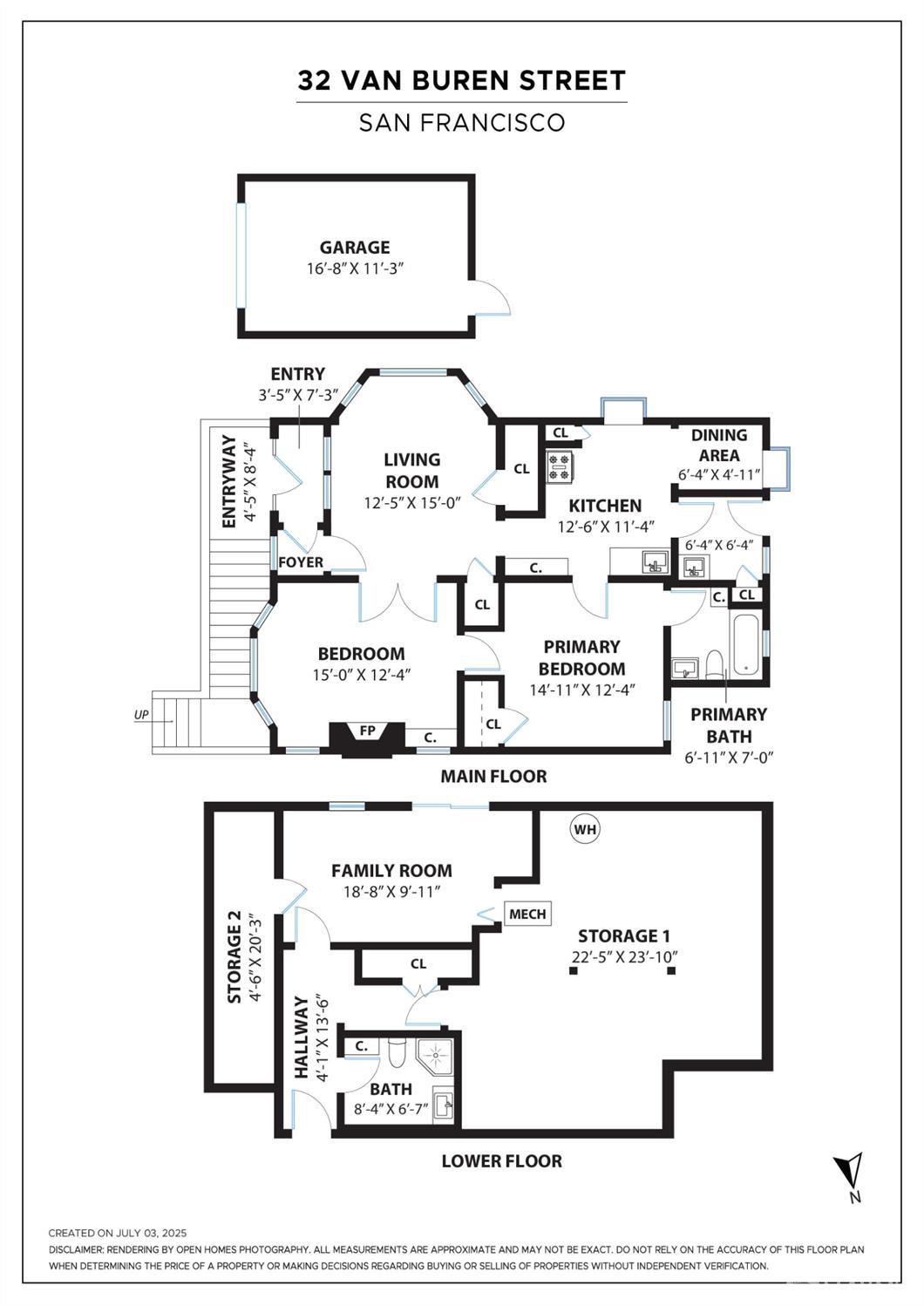 Detail Gallery Image 53 of 53 For 32 Van Buren St, San Francisco,  CA 94131 - 2 Beds | 1 Baths