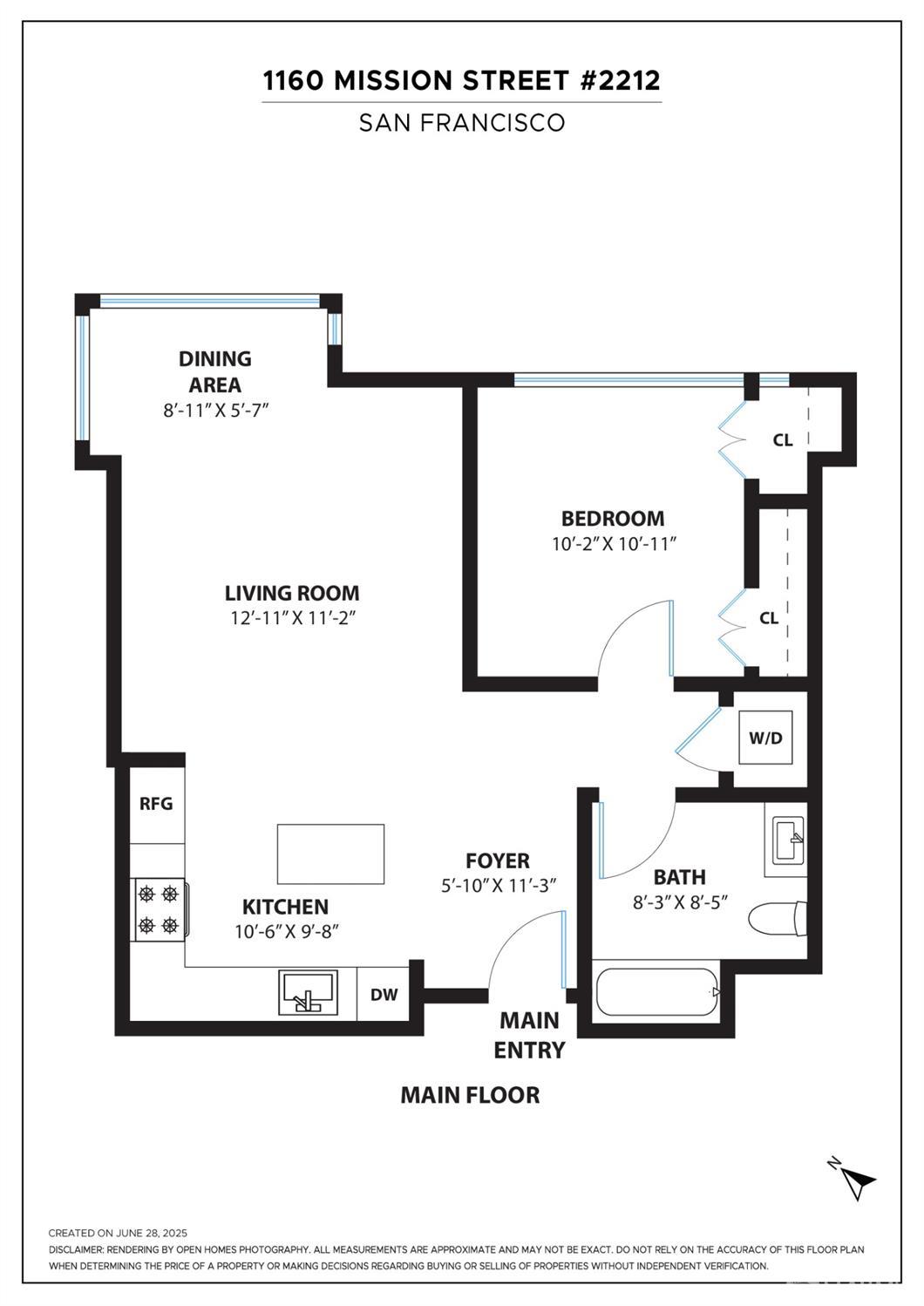 Detail Gallery Image 42 of 42 For 1160 Mission St #2212,  San Francisco,  CA 94103 - 1 Beds | 1 Baths