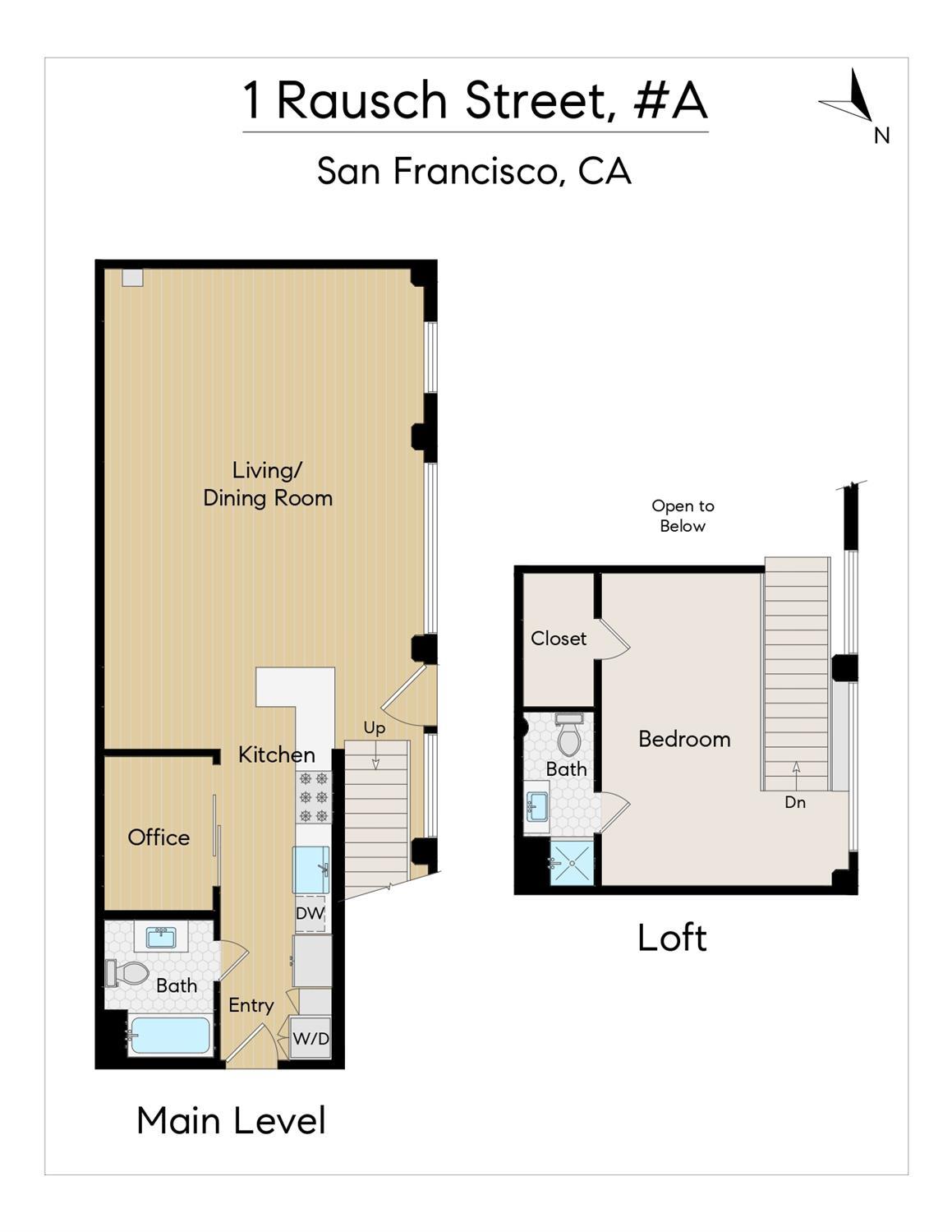 Detail Gallery Image 25 of 25 For 1 Rausch St a,  San Francisco,  CA 94103 - 1 Beds | 2 Baths